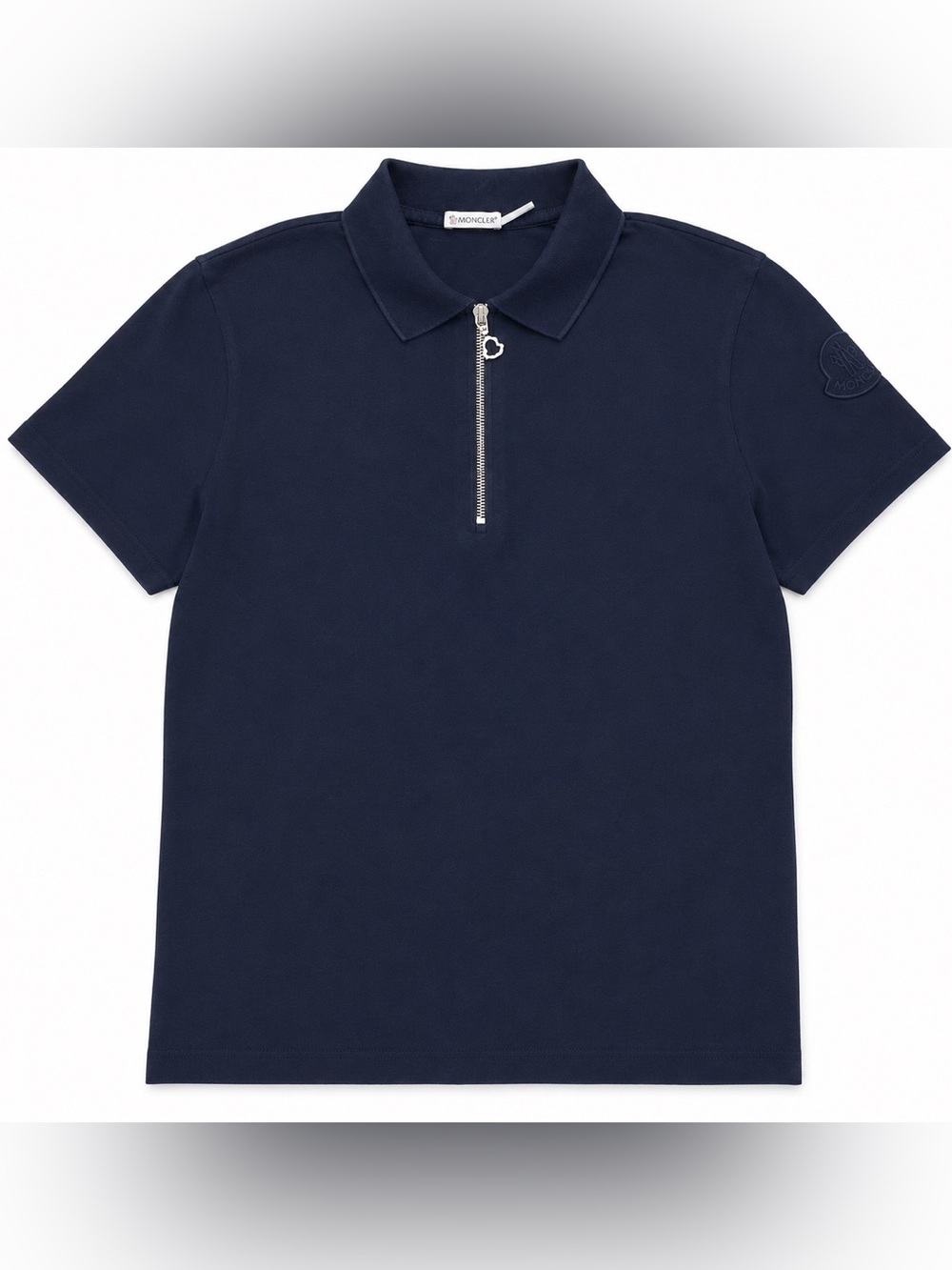 Moncler Men’s or Unisex Navy Half Zip Polo Shirt – Size Large
